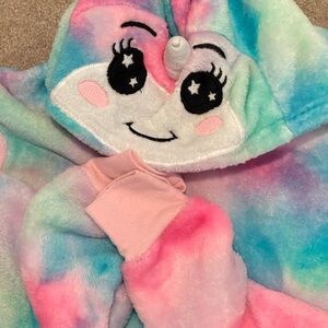 Unicorn Tie-Dye Kids Bodysuit